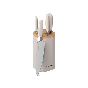 سرویس چاقو 6 پارچه نوتریکوک مدل KB150 - سفید